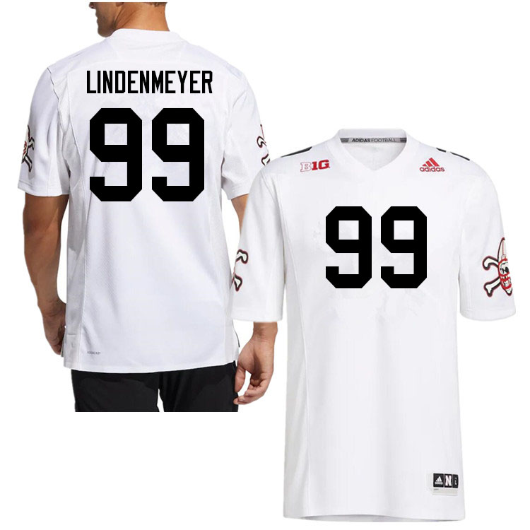 Men #99 Luke Lindenmeyer Nebraska Cornhuskers College Football Jerseys Sale-Strategy